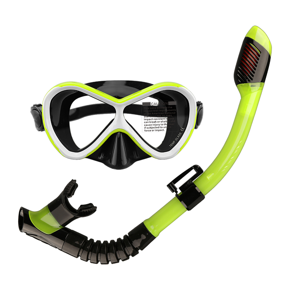 One Piece Len Diving Mask Snorkel Set - Wetop