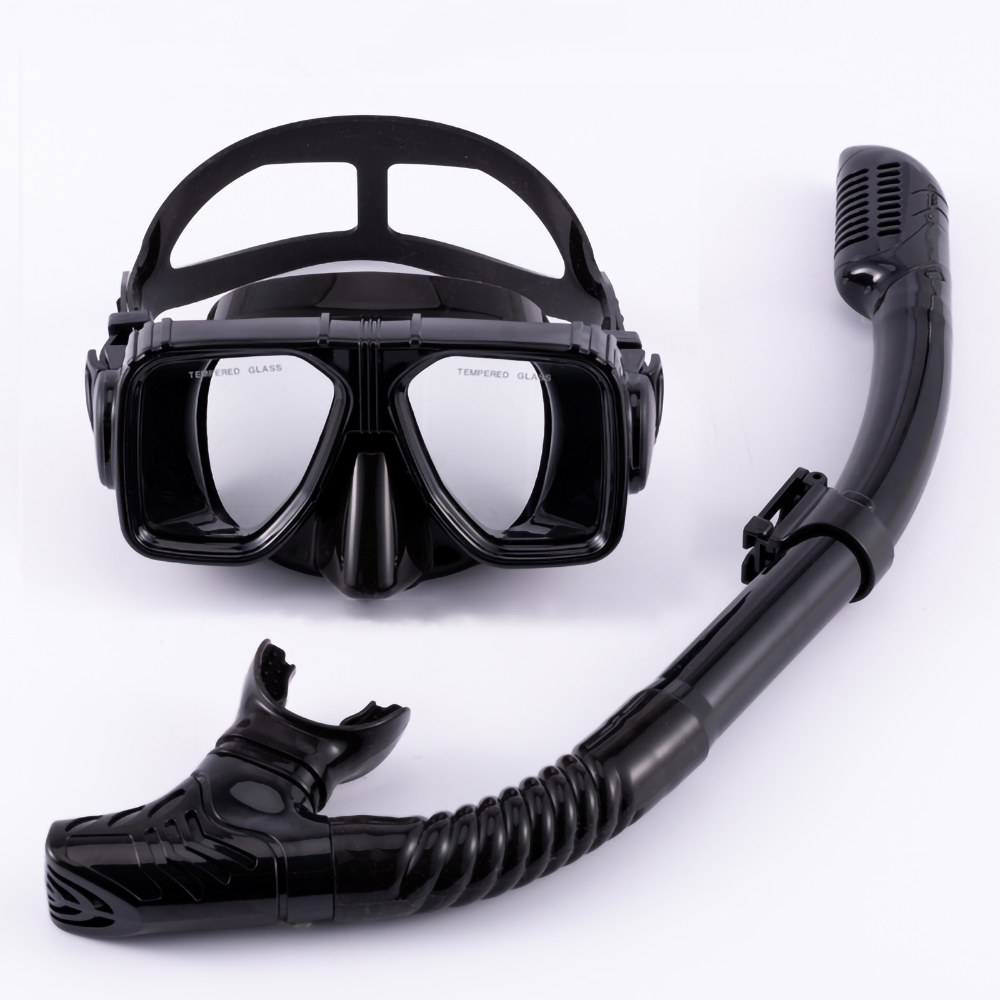 Super Wide View Diving Mask Snorkel Set - Wetop